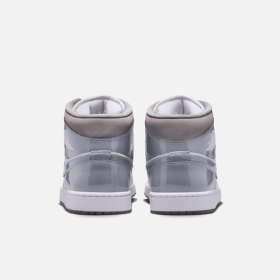Air Jordan 1 Mid SE White Medium Cool Grey