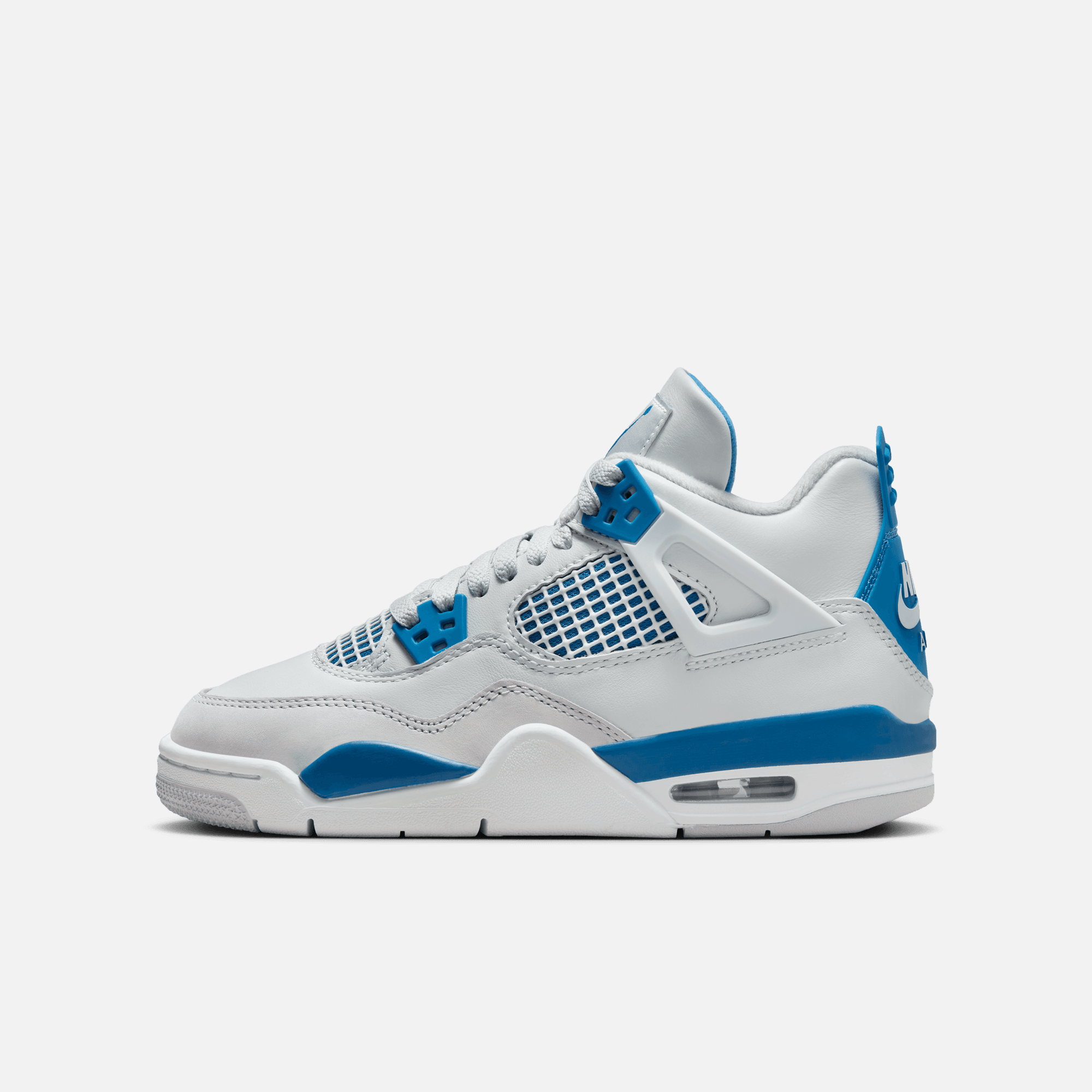 Air Jordan 4 Retro GS Off White Military Blue
