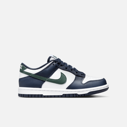 Nike Big Kids' Dunk Low Obsidian Vintage Green (GS)