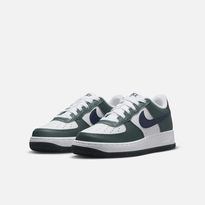 Nike Big Kids' Air Force 1 Low Obsidian Vintage Green (GS)