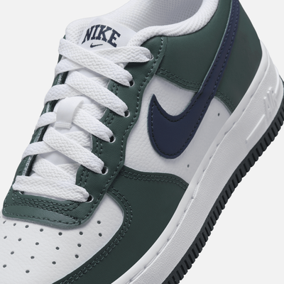 Nike Big Kids' Air Force 1 Low Obsidian Vintage Green (GS