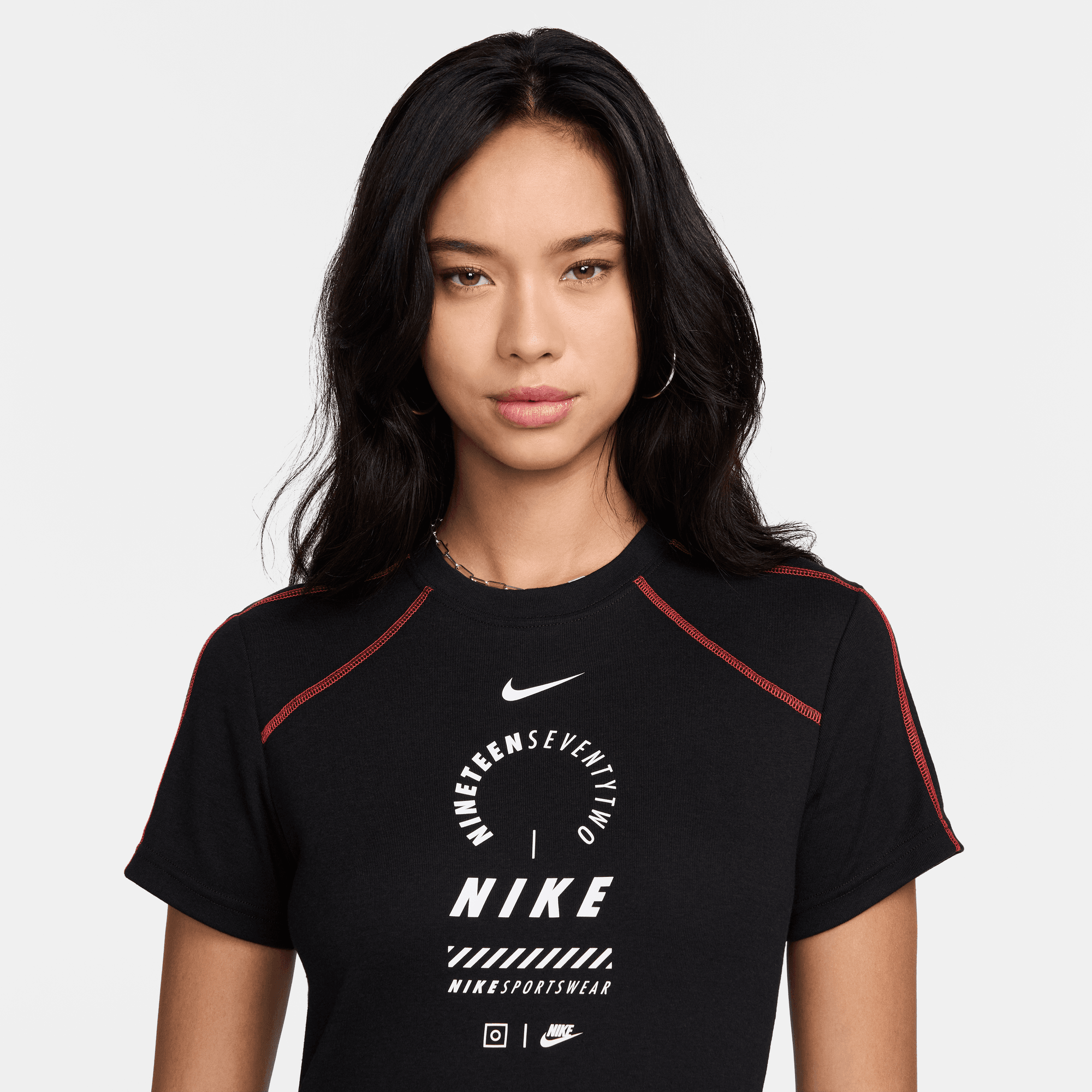 Nike Sportswear Women's Short Sleeve Black Femme Dress