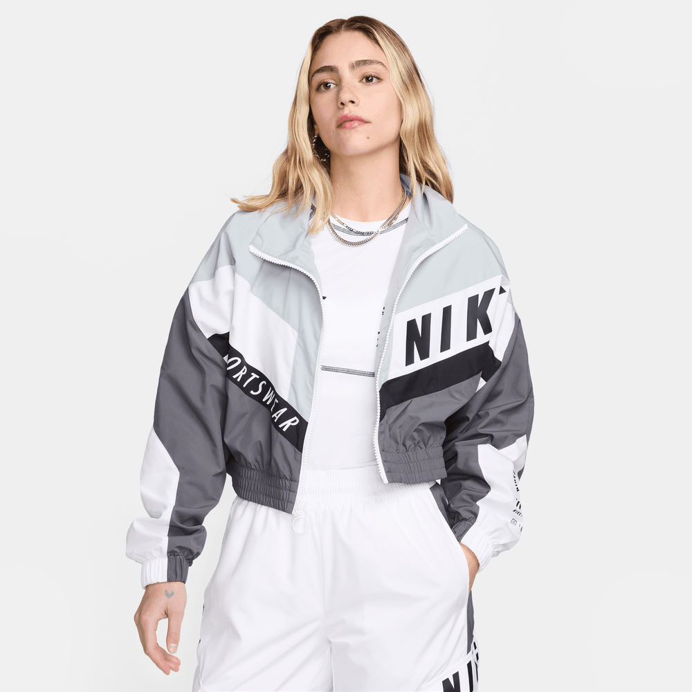 Nike Sportswear Women's Woven Iron Grey Street Jacket