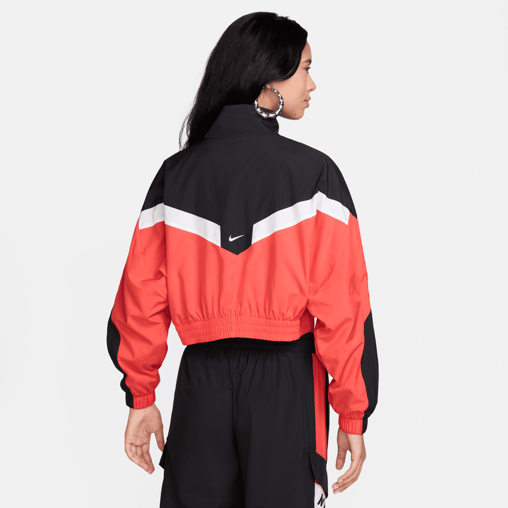 Nike Sportswear Women's Woven Light Crimson Red Street Jacket