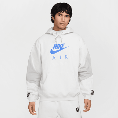 Nike Air Grey Fleece Pullover Hoodie