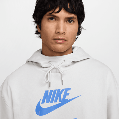 Nike Air Grey Fleece Pullover Hoodie