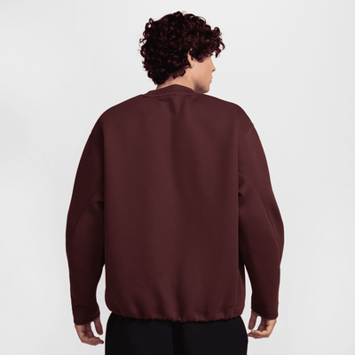 Nike Tech Burgundy Fleece Crew