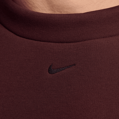 Nike Tech Burgundy Fleece Crew