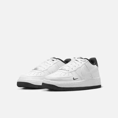 Nike Big Kids' Air Force 1 Low White Anthracite (GS)