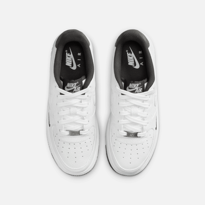 Nike Big Kids' Air Force 1 Low White Anthracite (GS)