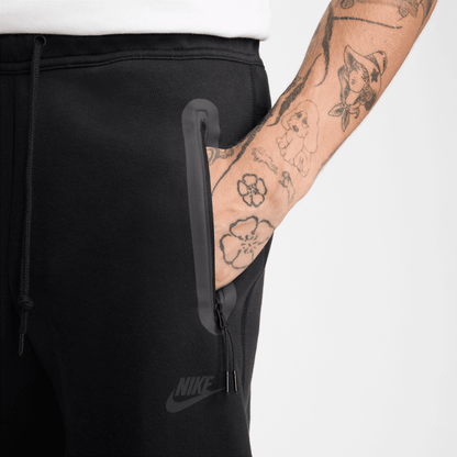 Nike Tech Fleece Black Open-Hem Pants