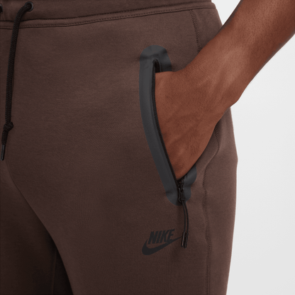 Nike Tech Fleece Brown Open-Hem Pants