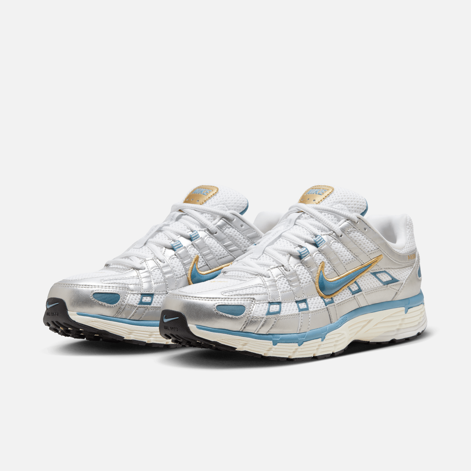 Nike P-6000 Metallic Silver Aegean Storm