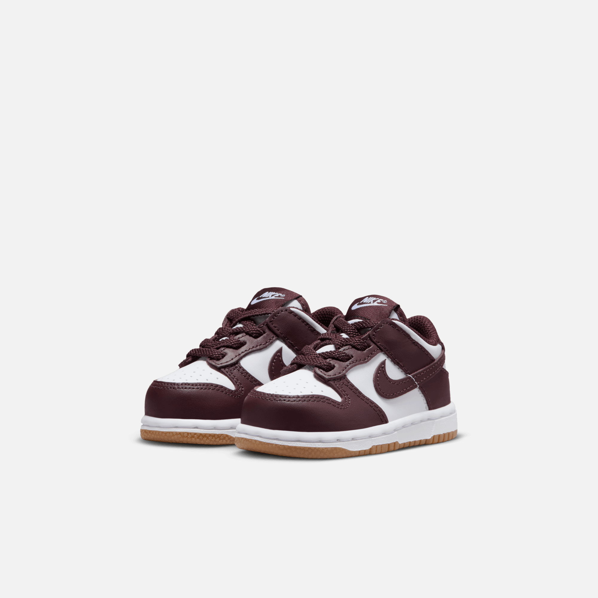 Nike Kids' Dunk Low Burgundy Crush Gum (TD)