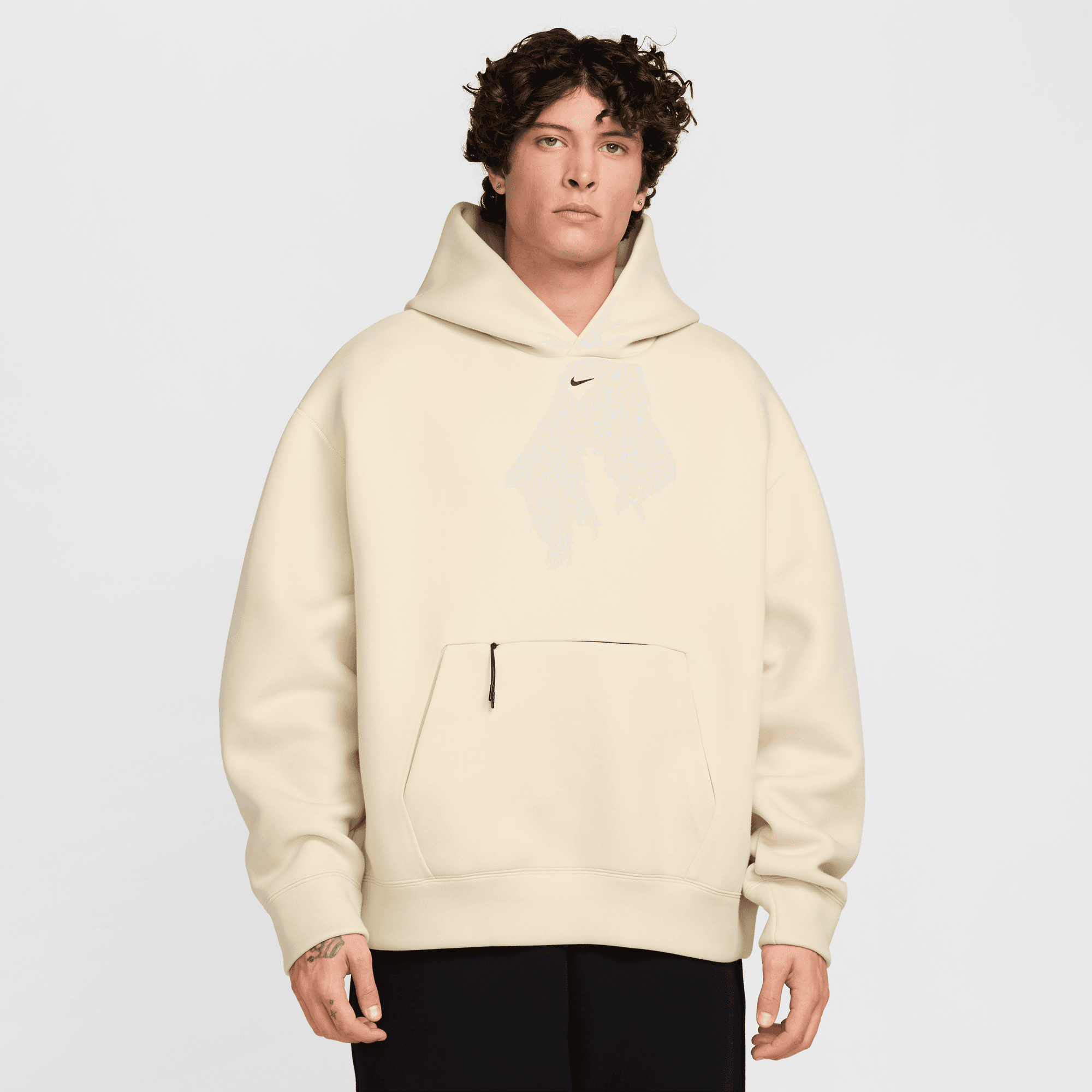 Nike Tech Fleece Light Khaki Hoodie