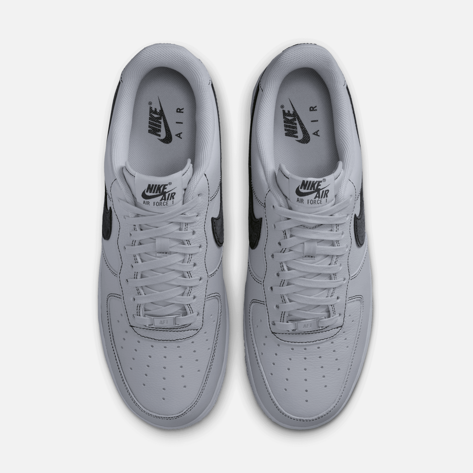 Nike Air Force 1 Low Wolf Grey Contrast Stitch