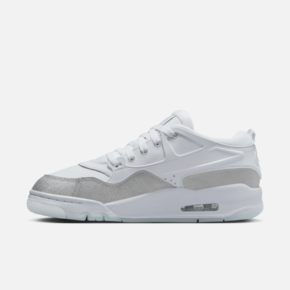 Air Jordan Women's 4 RM White Silver Glitter