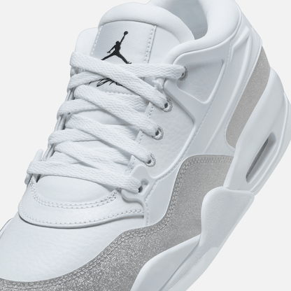 Air Jordan Women's 4 RM White Silver Glitter