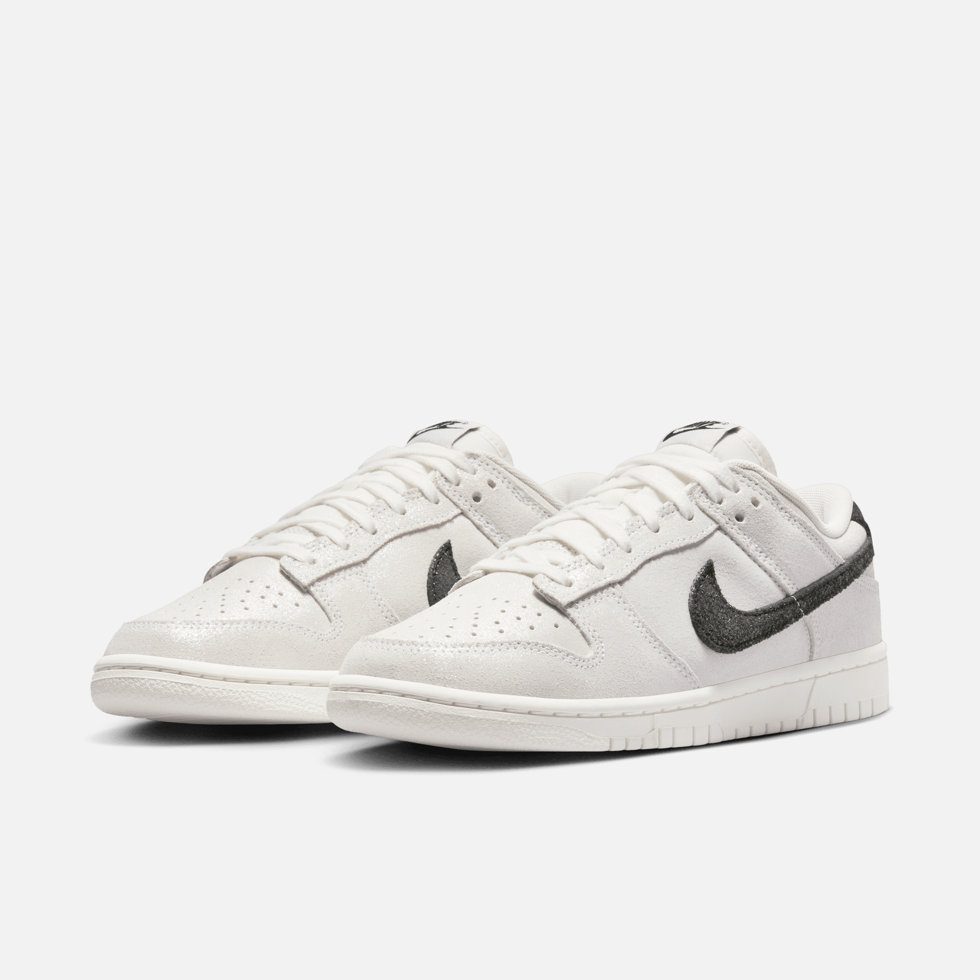 Nike Women's Dunk Low SE White Black Team Red