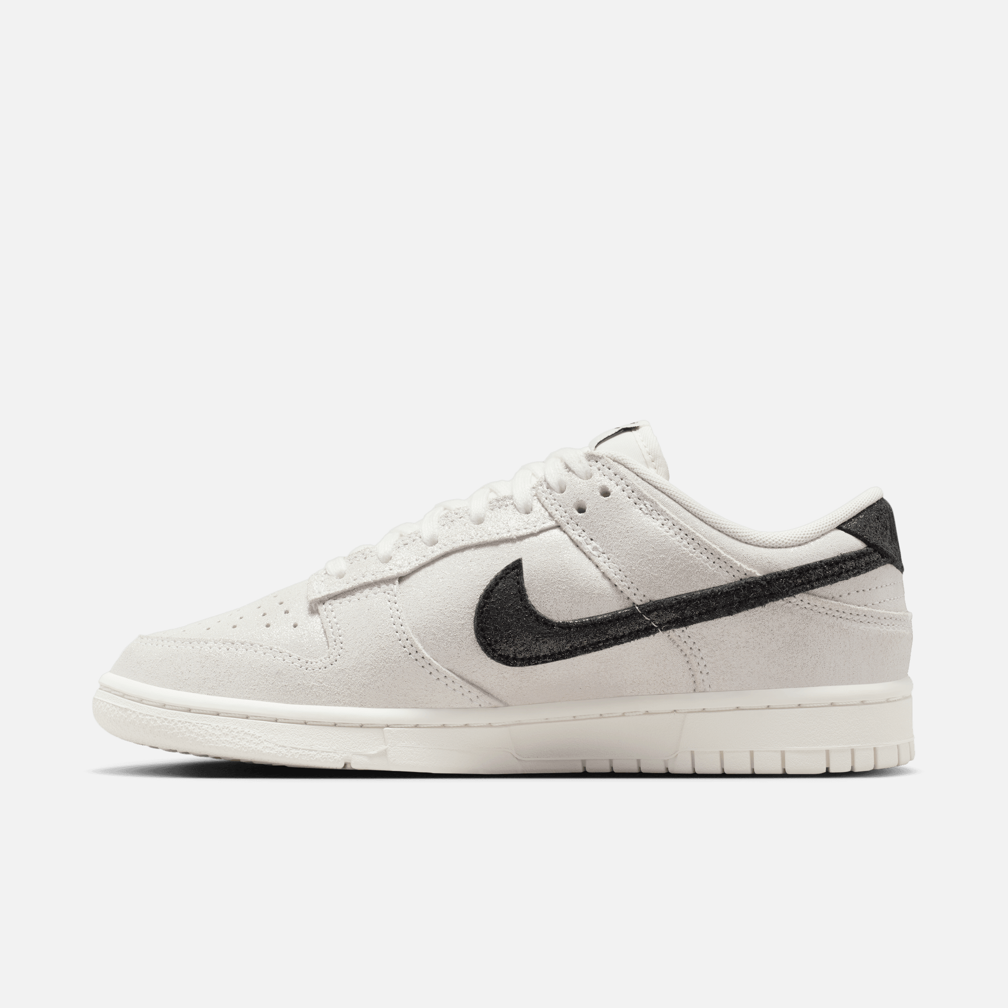 Nike Women's Dunk Low SE White Black Team Red