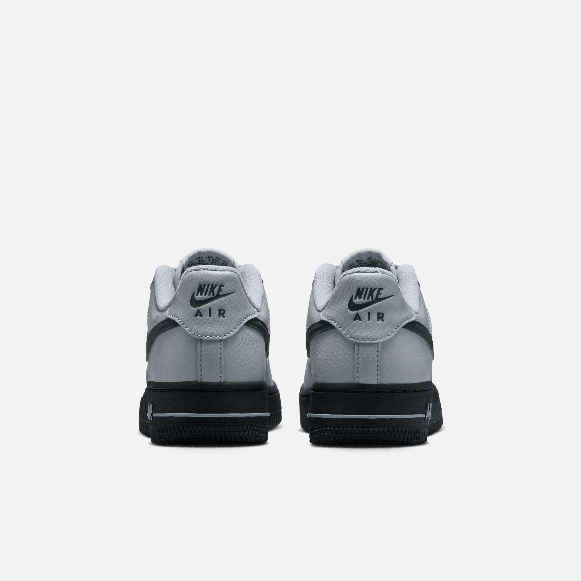 Nike Big Kids' Air Force 1 Low Wolf Grey Dark Smoke Grey (GS)