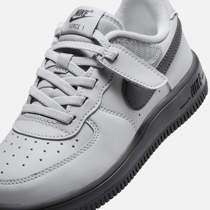 Nike Kids' Air Force 1 Low EasyOn Wolf Grey (PS)