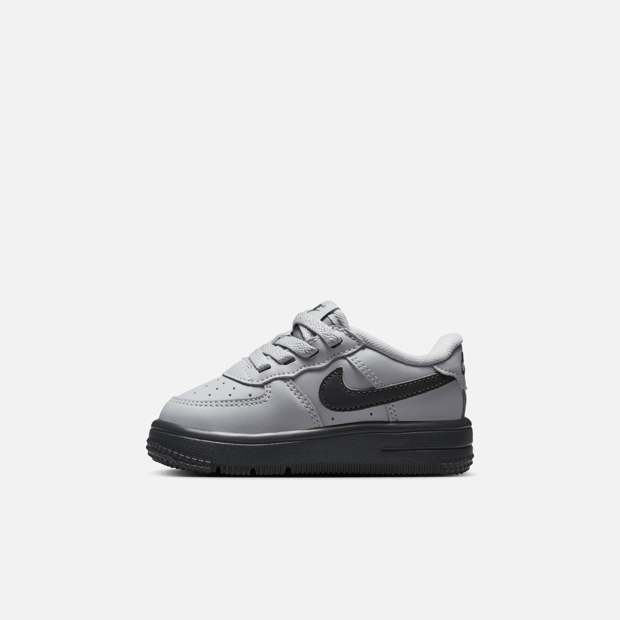 Nike Kids' Air Force 1 Low EasyOn Wolf Grey (TD)