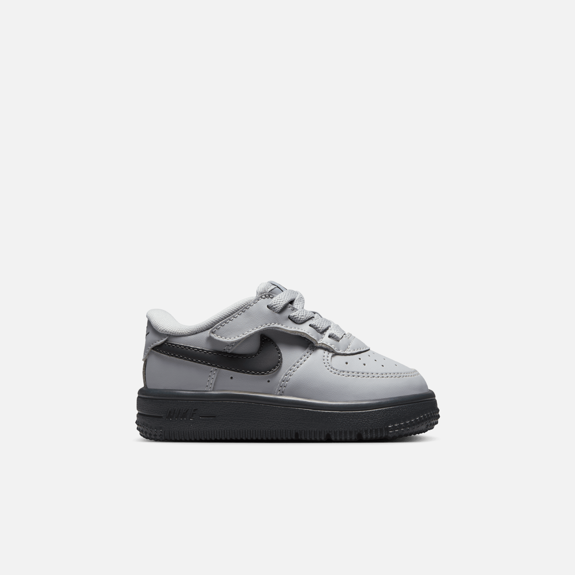 Nike Kids' Air Force 1 Low EasyOn Wolf Grey (TD)