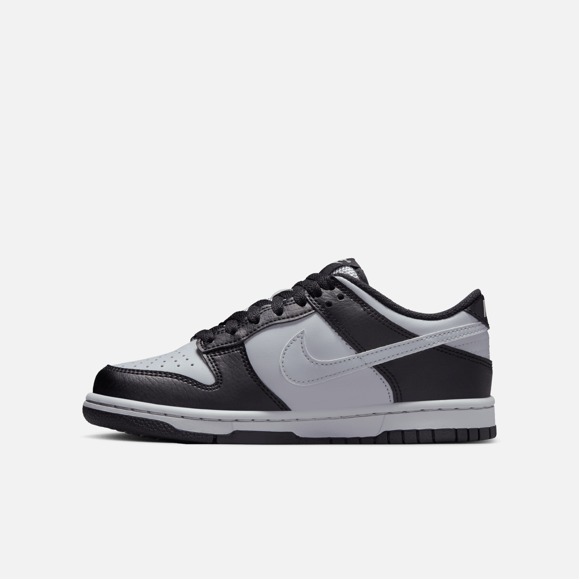 Nike Big Kids' Dunk Low Black Wolf Grey (GS)