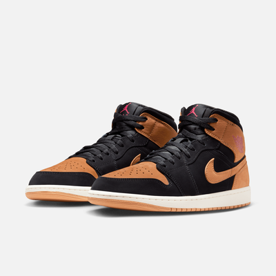 Air Jordan 1 Mid SE Black Flax