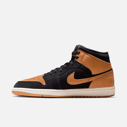 Air Jordan 1 Mid SE Black Flax