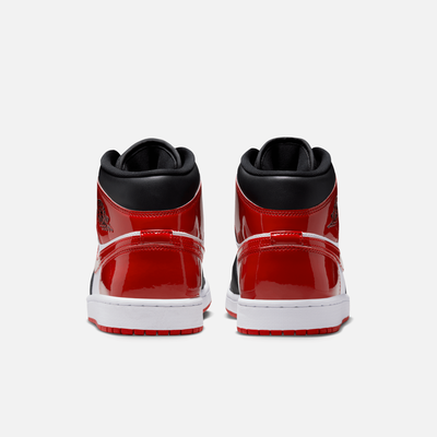 Air Jordan 1 Mid SE Patent Bred Toe
