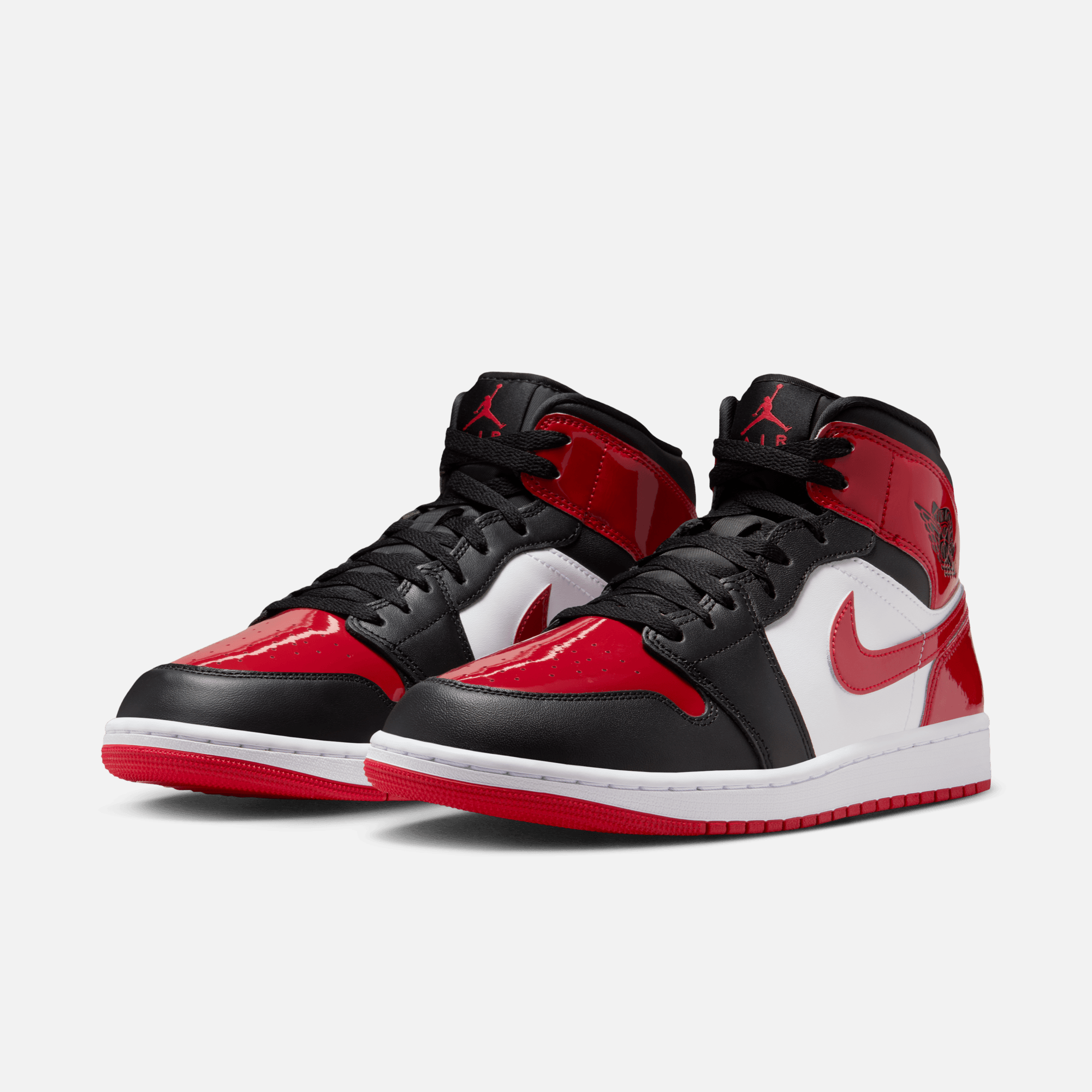 Air Jordan 1 Mid SE Patent Bred Toe