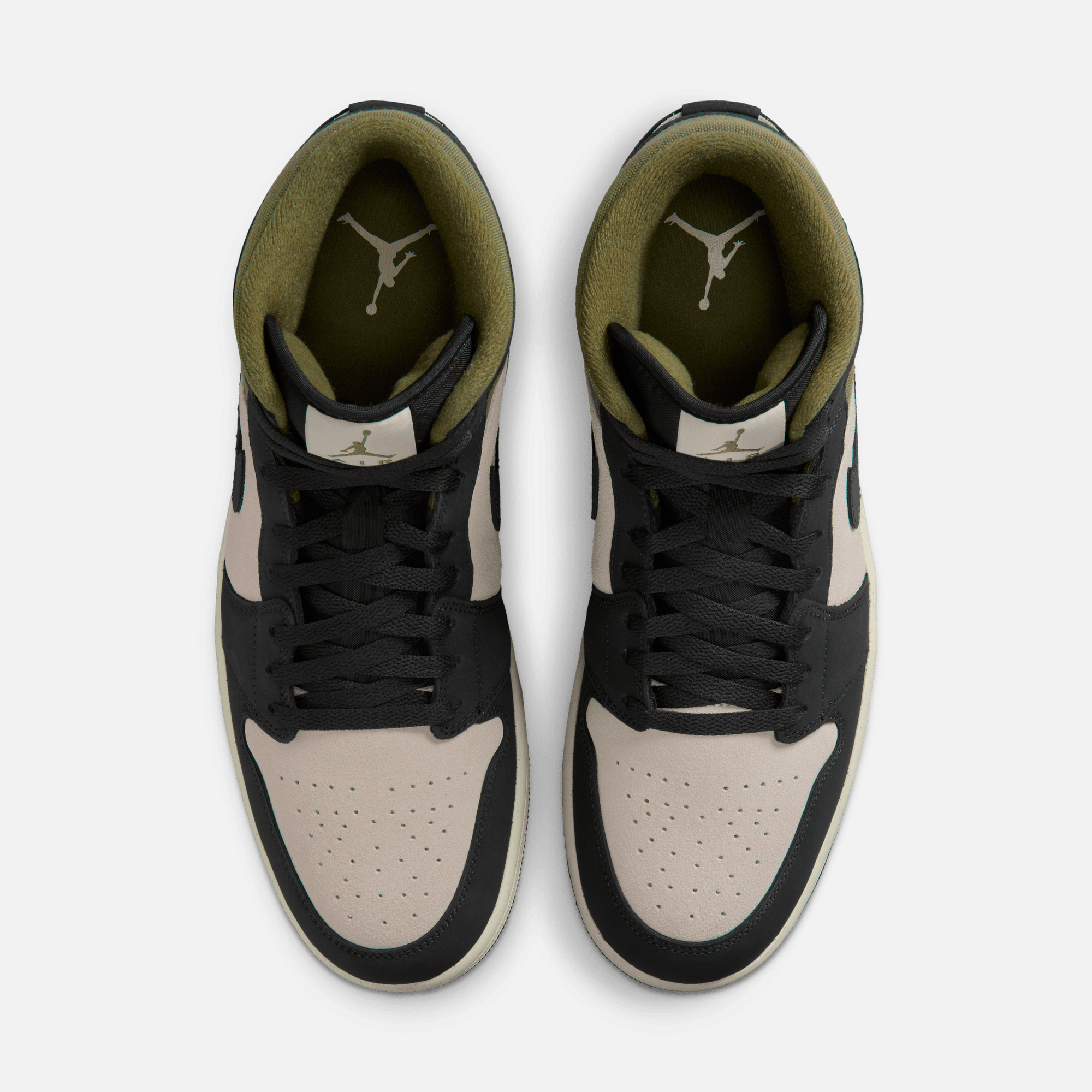 Air Jordan 1 Mid SE Off Noir Medium Olive