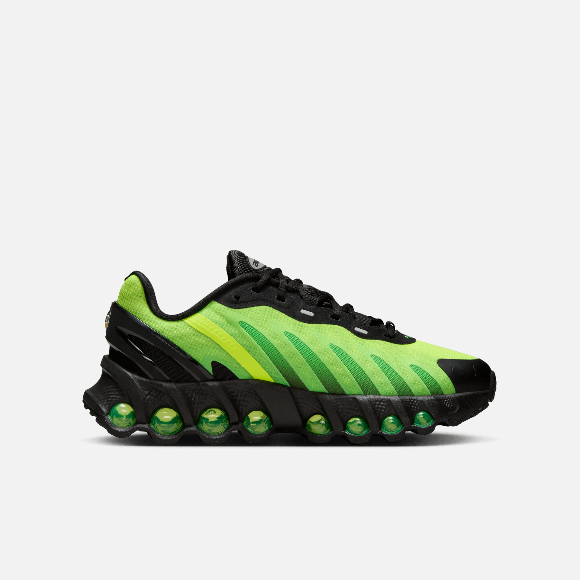 Nike Big Kids' Air Max DN8 Black Green Strike (GS) – Puffer Reds