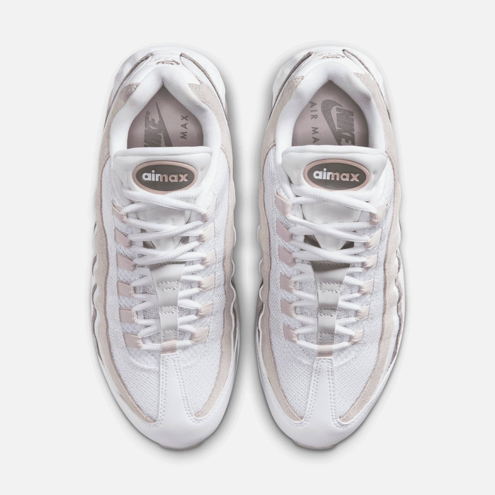 Nike Women's Air Max 95 OG Big Bubble White Pearl Grey