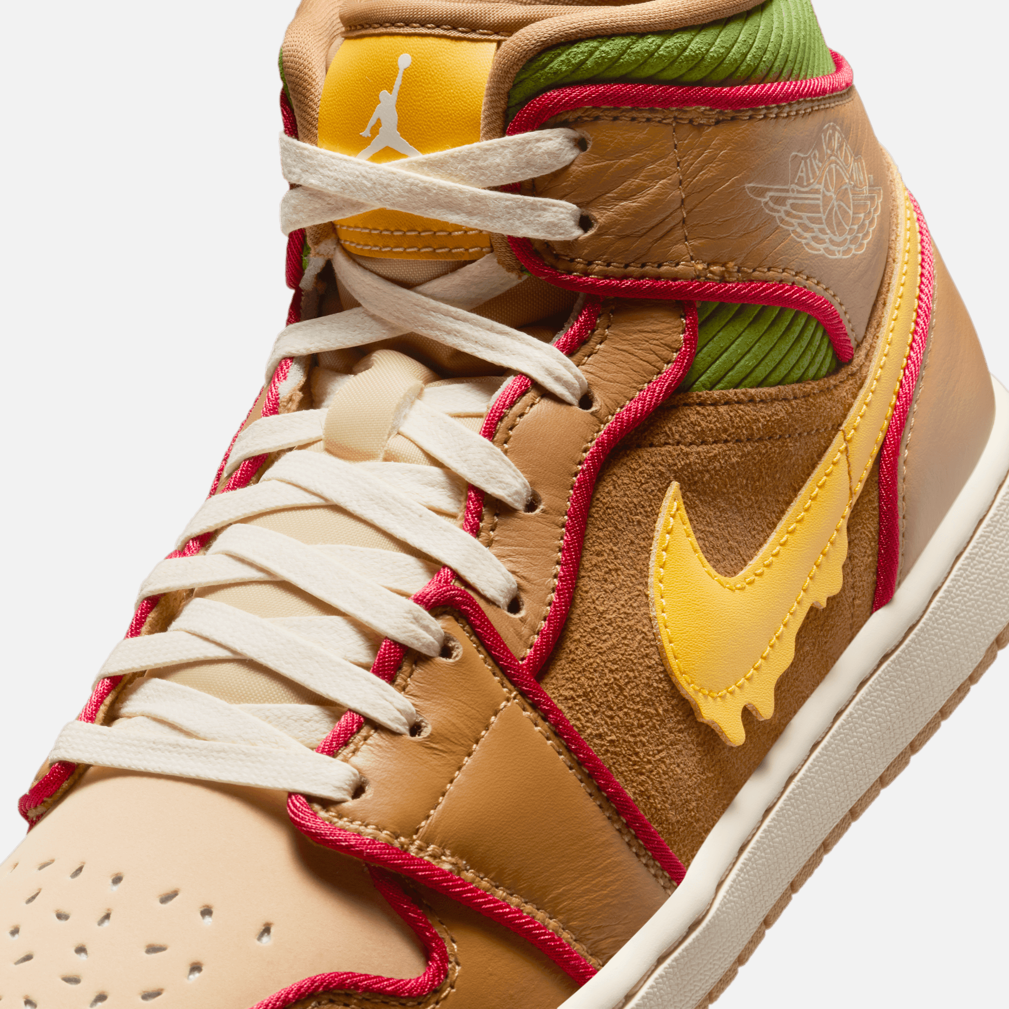 Air Jordan 1 Mid SE 'Cheeseburger' – Puffer Reds Air Jordan 1 Mid SE 'Cheeseburger' – Puffer Reds