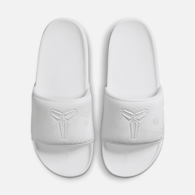 Nike Kobe Offcourt Triple White Slides