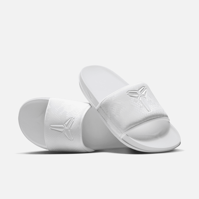 Nike Kobe Offcourt Triple White Slides