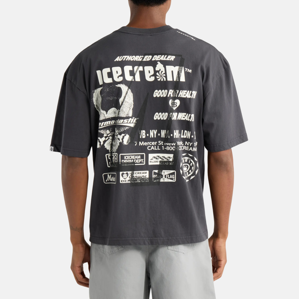 Ice Cream Charcoal Art Apricot SS T-Shirt