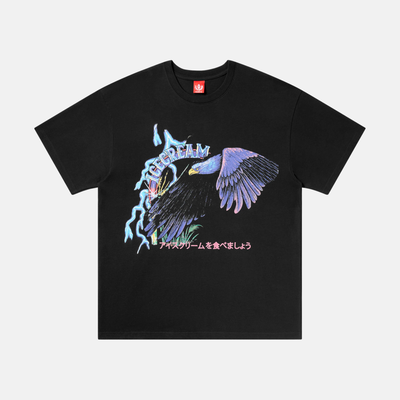 Ice Cream Powers Black T-Shirt