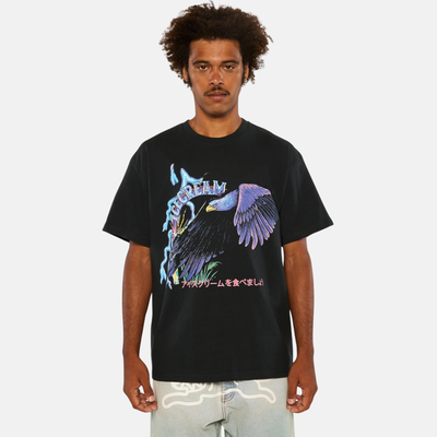 Ice Cream Powers Black T-Shirt