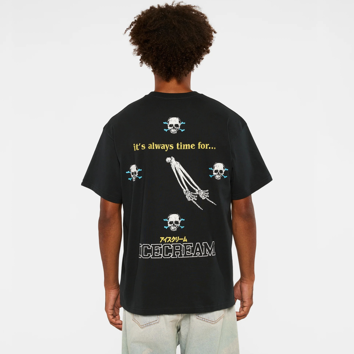 Ice Cream Powers Black T-Shirt