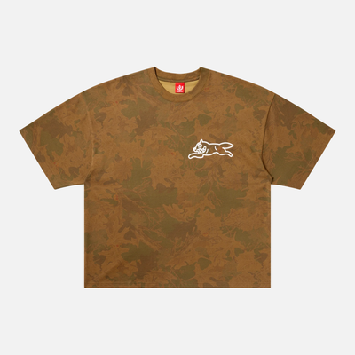 Ice Cream Leaflet Brown Camo T-Shirt