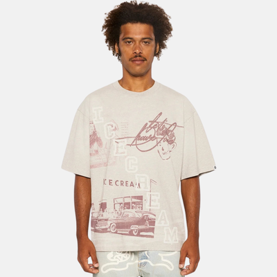 Ice Cream Daily Double Grey T-Shirt