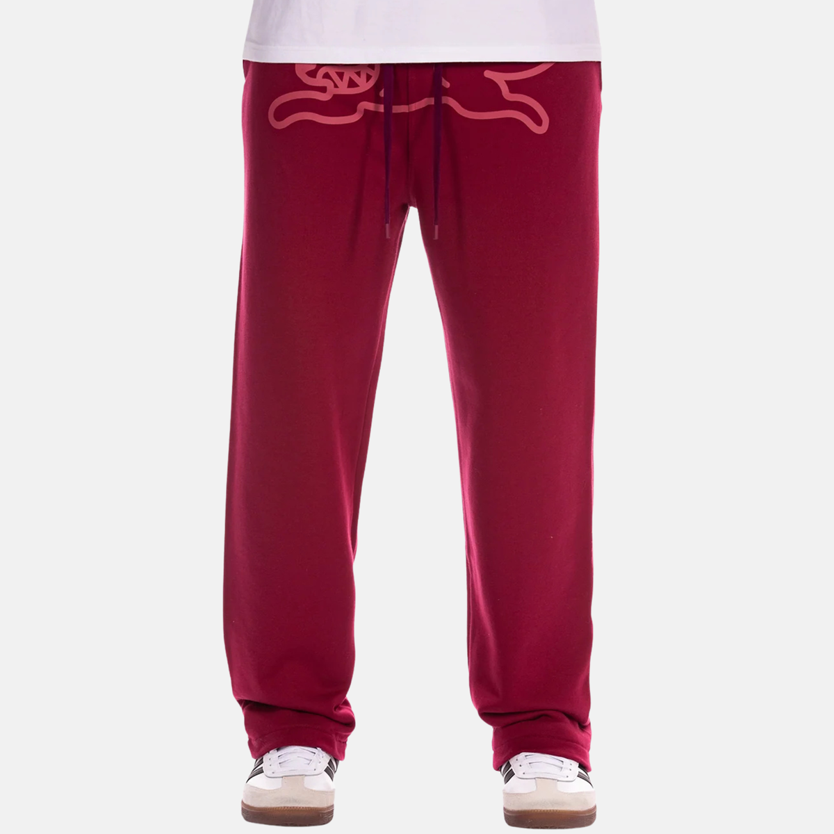 Ice Cream Blind Spot Burgundy Pants