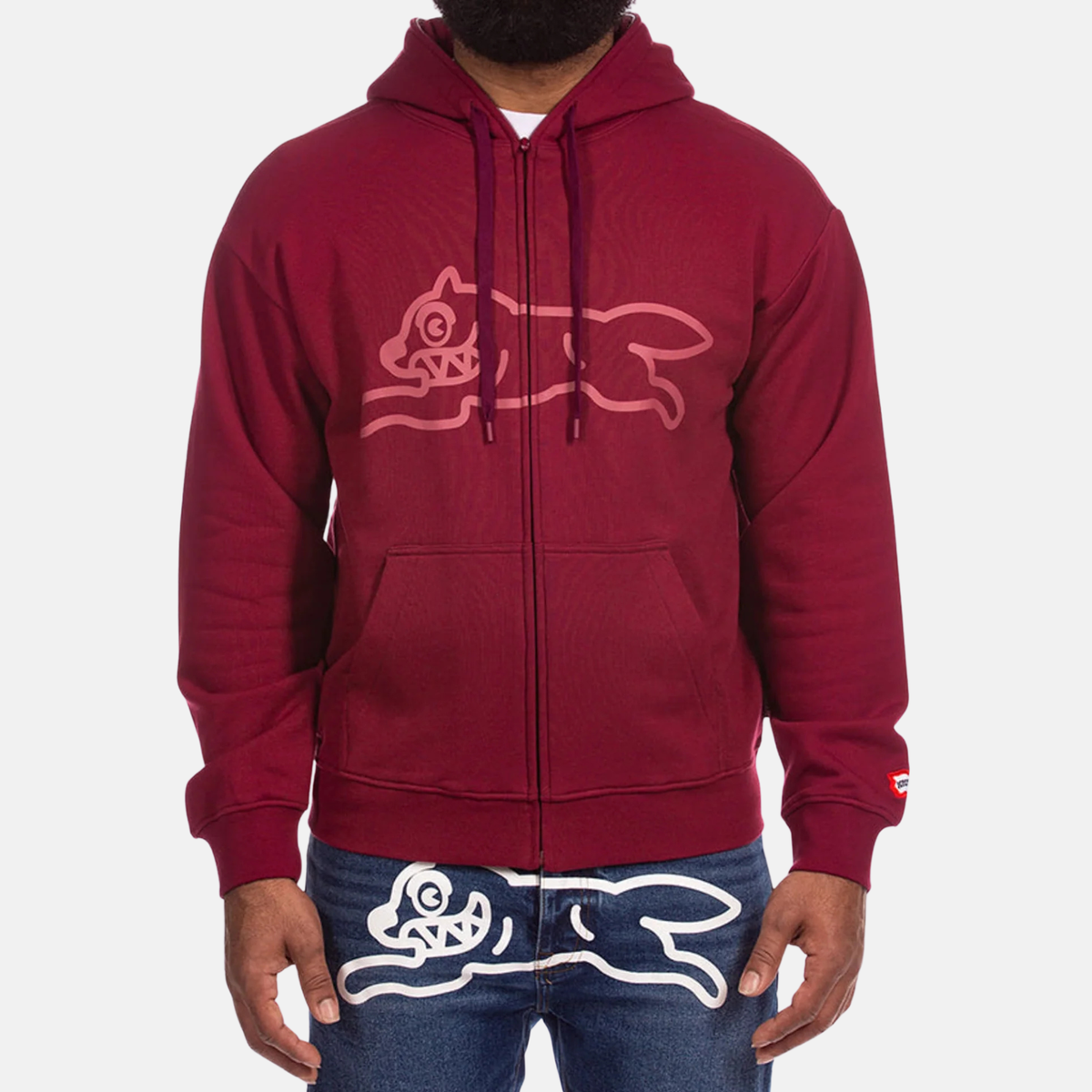 Ice Cream Boost Burgundy Hoodie