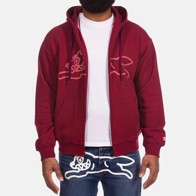 Ice Cream Boost Burgundy Hoodie