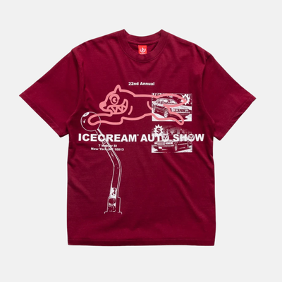 Ice Cream Blinker Burgundy T-Shirt