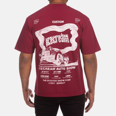 Ice Cream Blinker Burgundy T-Shirt